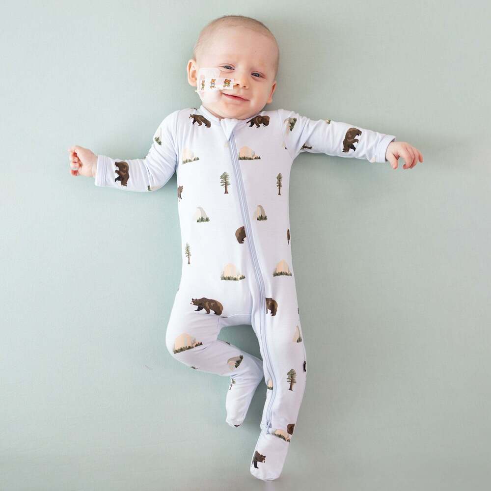 *NEW with tags* Kyte Baby Zippered Footie in Yosemite Size 3-6 Months